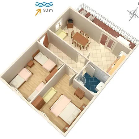 By The Sea Mastrinka, Ciovo - 1005 *